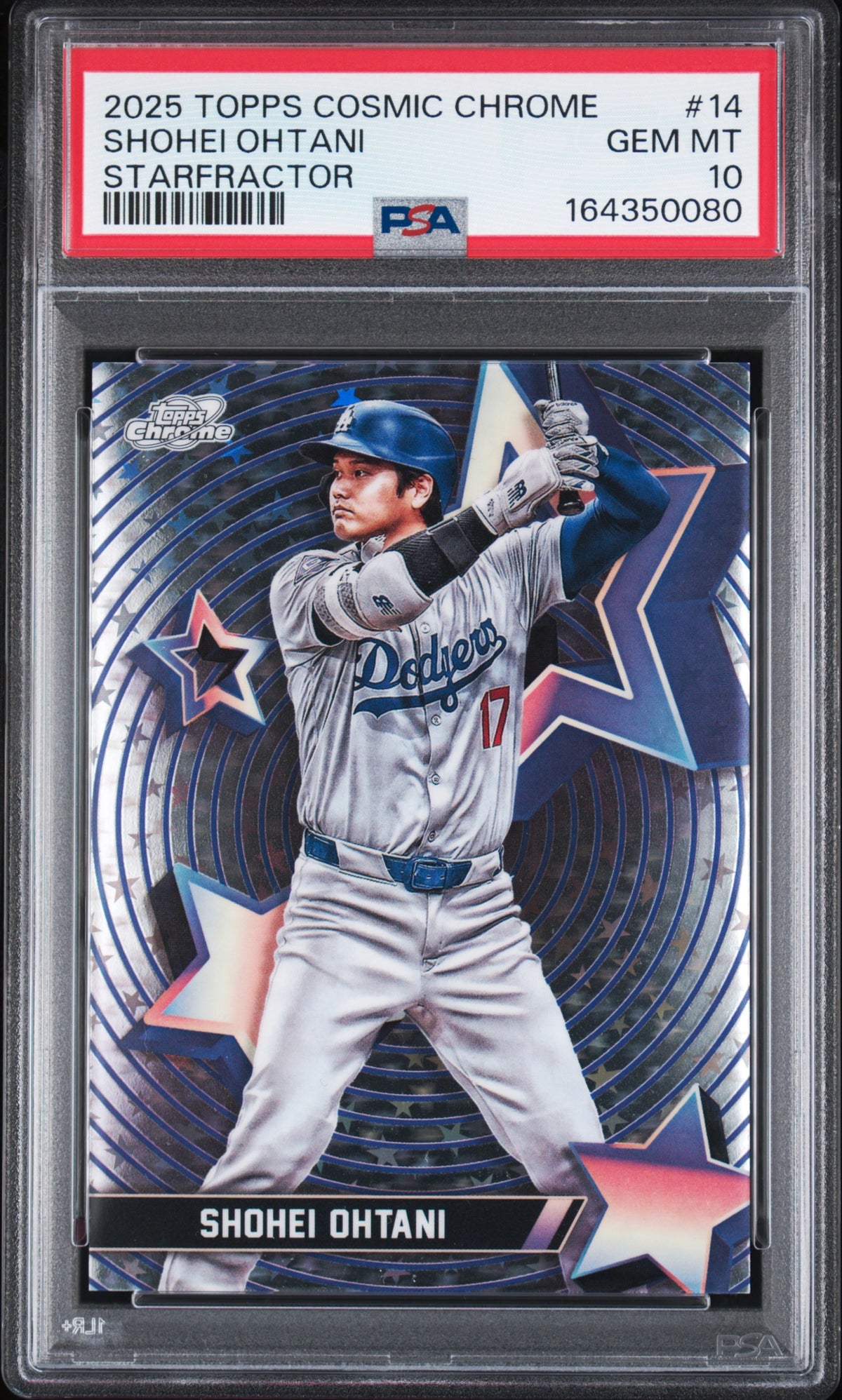 Shohei Ohtani - 2025 Topps Cosmic Chrome Starfractor Base