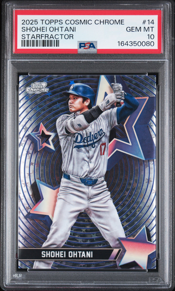 Shohei Ohtani - 2025 Topps Cosmic Chrome Starfractor Base