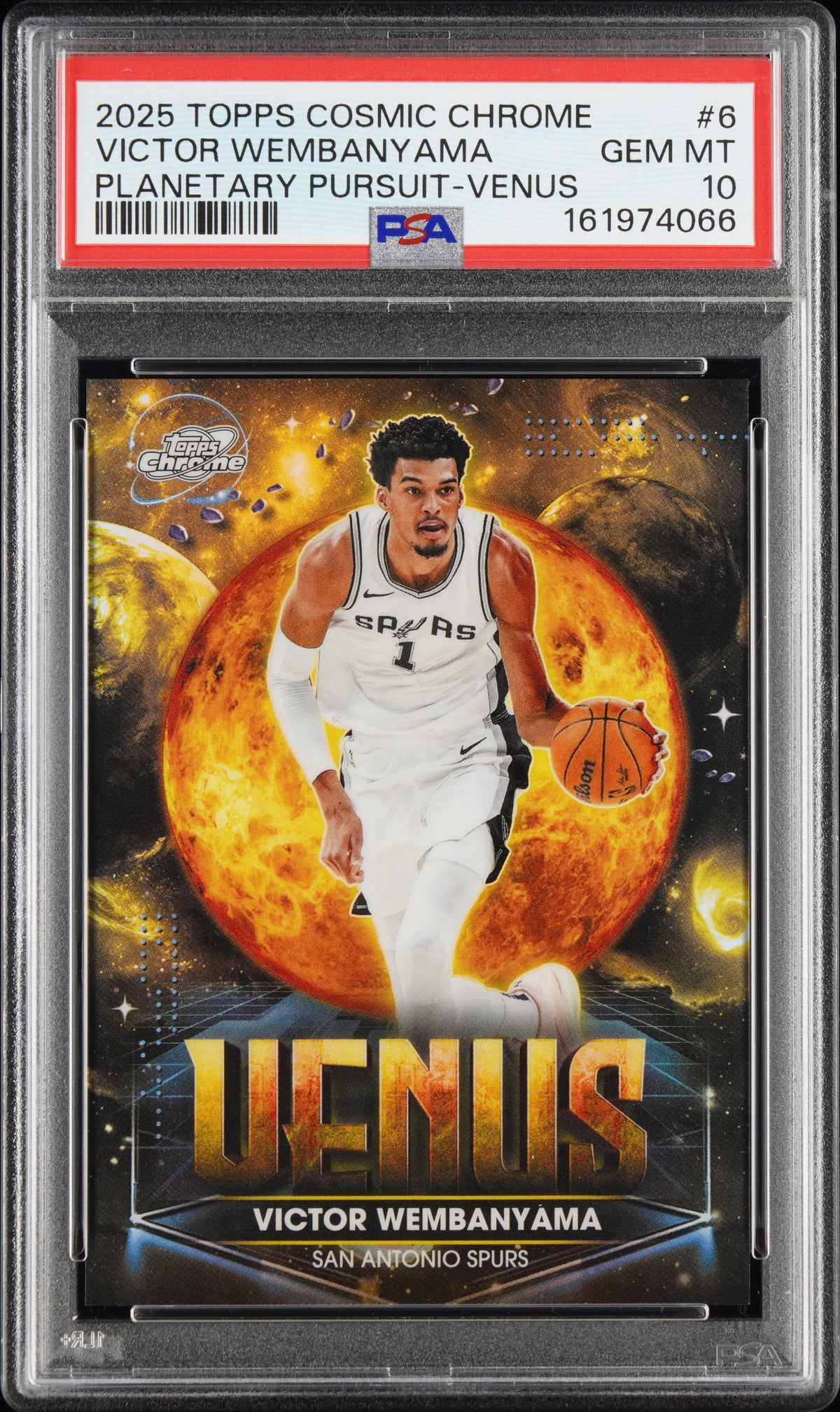 Victor Wembanyama - 2025 Topps Cosmic Chrome - Planetary Pursuit Venus
