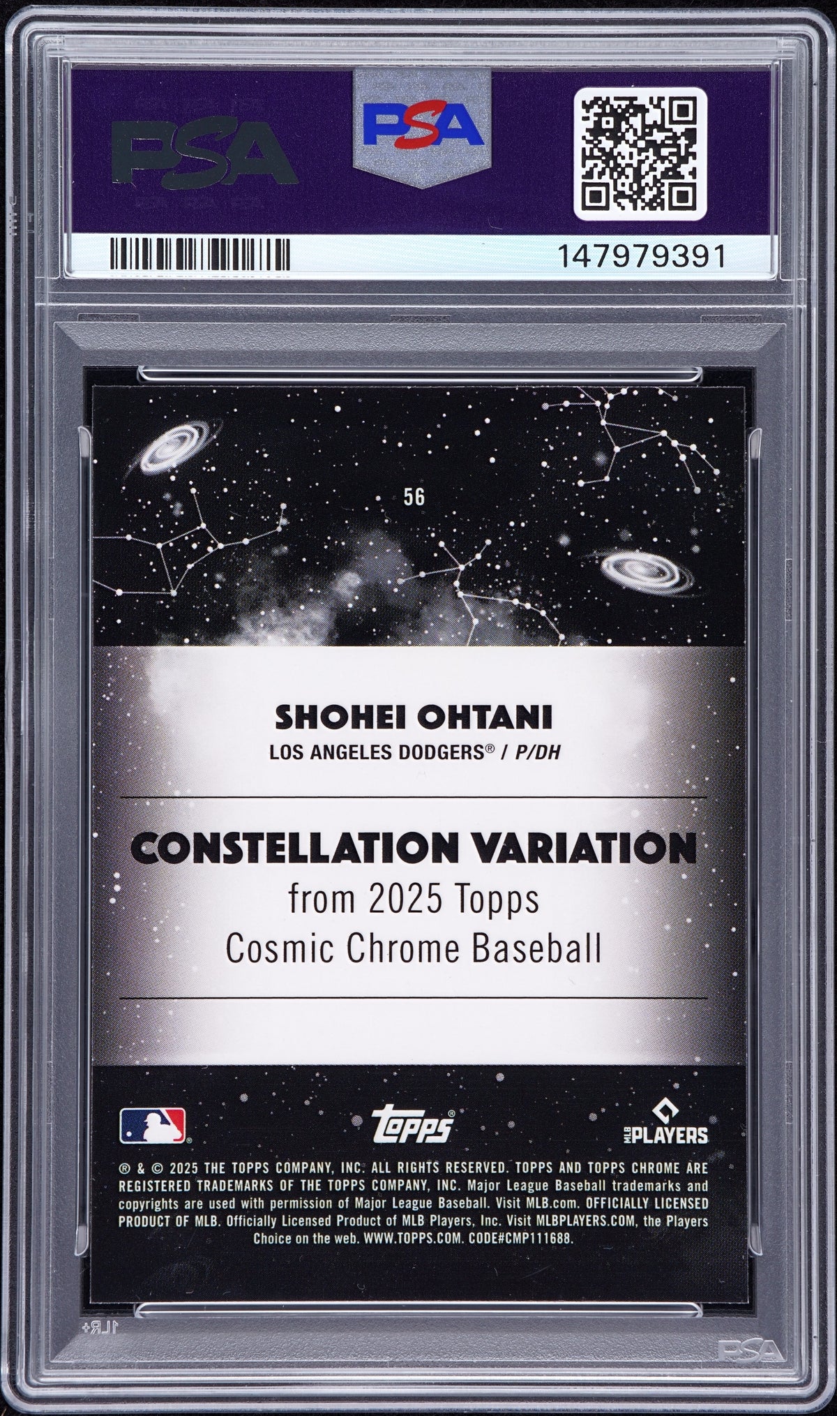 Shohei Ohtani - 2025 Topps Cosmic Chrome Constellation Variation